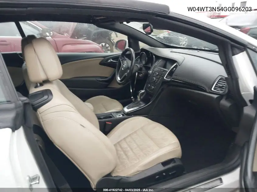 2016 Buick Cascada Premium VIN: W04WT3N54GG096203 Lot: 41922742