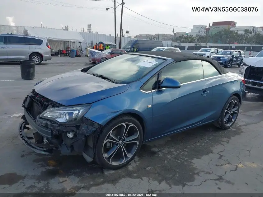 2016 Buick Cascada VIN: W04WV3N55GG038076 Lot: 42078862