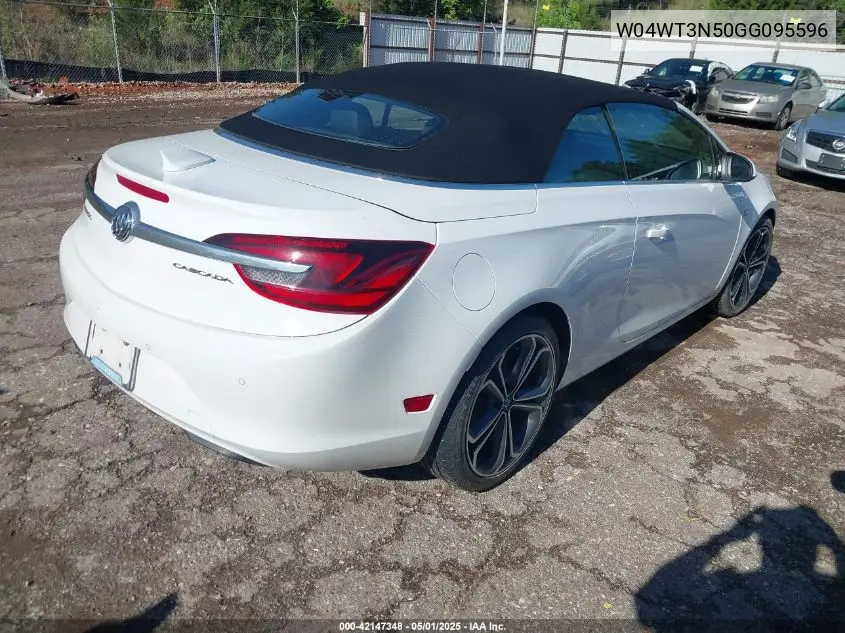 2016 Buick Cascada Premium VIN: W04WT3N50GG095596 Lot: 42147348
