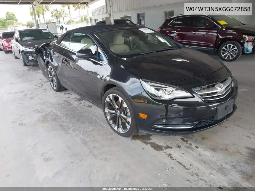 2016 Buick Cascada Premium VIN: W04WT3N5XGG072858 Lot: 42204731