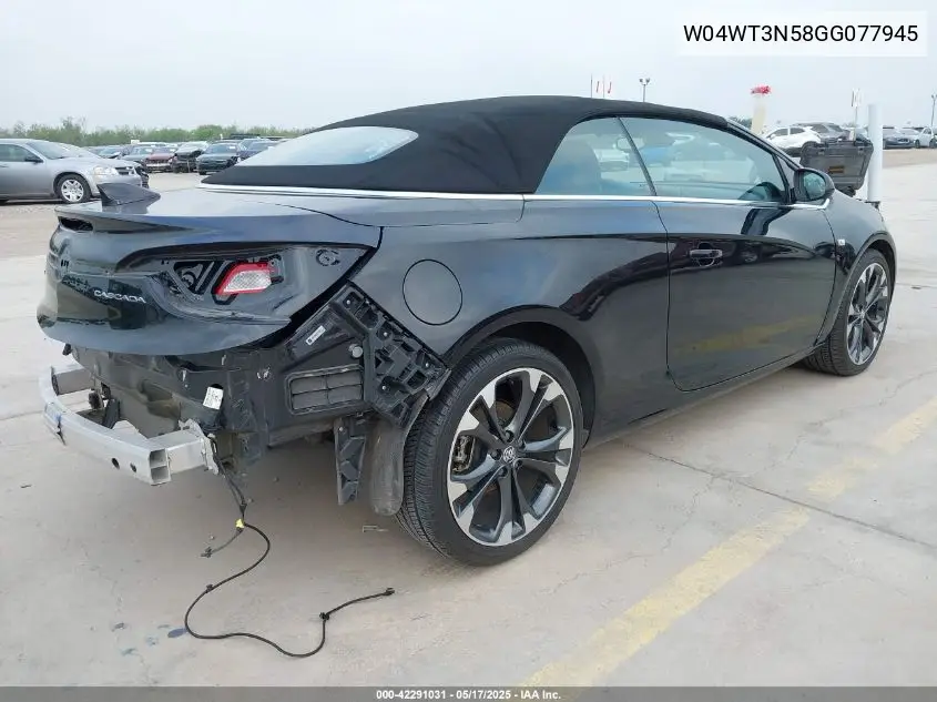 2016 Buick Cascada Premium VIN: W04WT3N58GG077945 Lot: 42291031