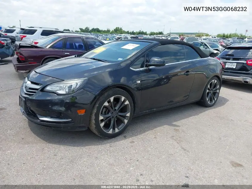 2016 Buick Cascada Premium VIN: W04WT3N53GG068232 Lot: 42373860