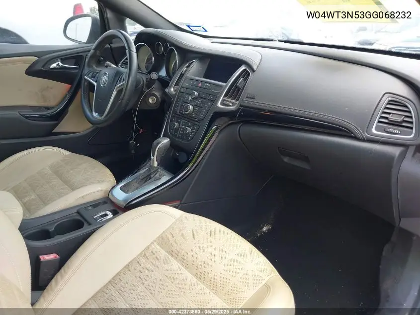 2016 Buick Cascada Premium VIN: W04WT3N53GG068232 Lot: 42373860