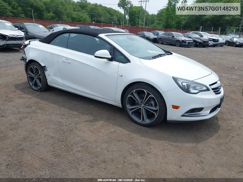 2016 Buick Cascada Premium VIN: W04WT3N57GG148293 Lot: 42476140