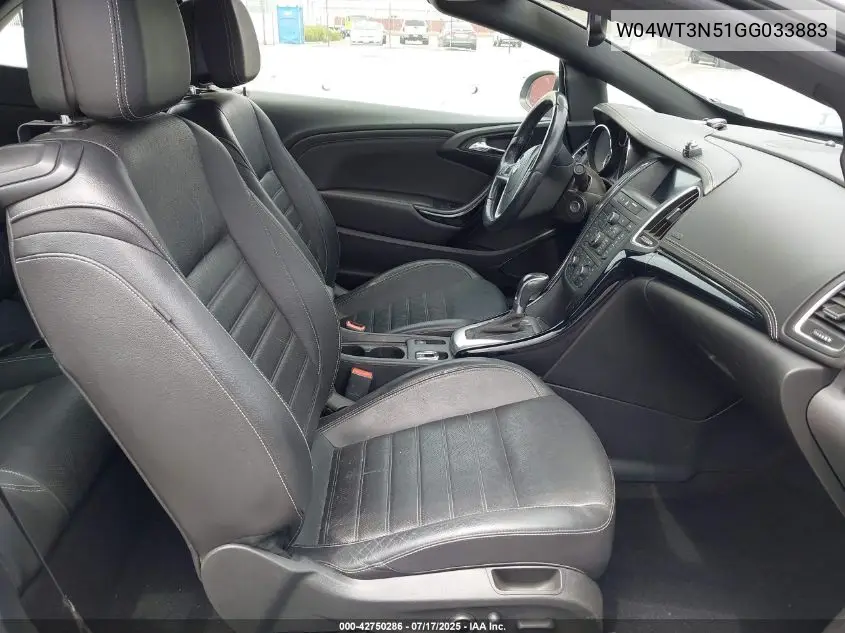 2016 Buick Cascada Premium VIN: W04WT3N51GG033883 Lot: 42750286