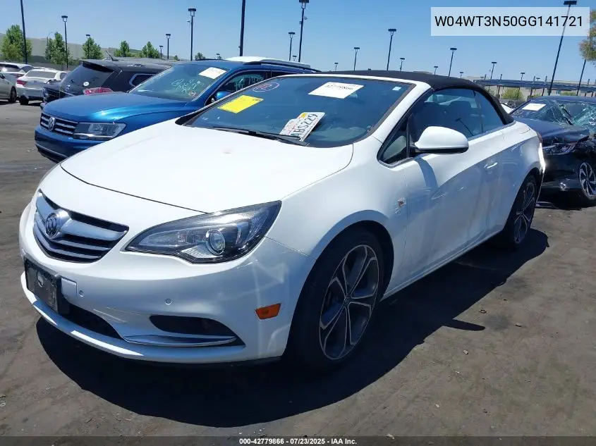 2016 Buick Cascada Premium VIN: W04WT3N50GG141721 Lot: 42779866