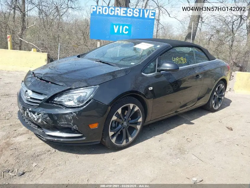 2017 Buick Cascada Premium VIN: W04WH3N57HG142092 Lot: 41912901