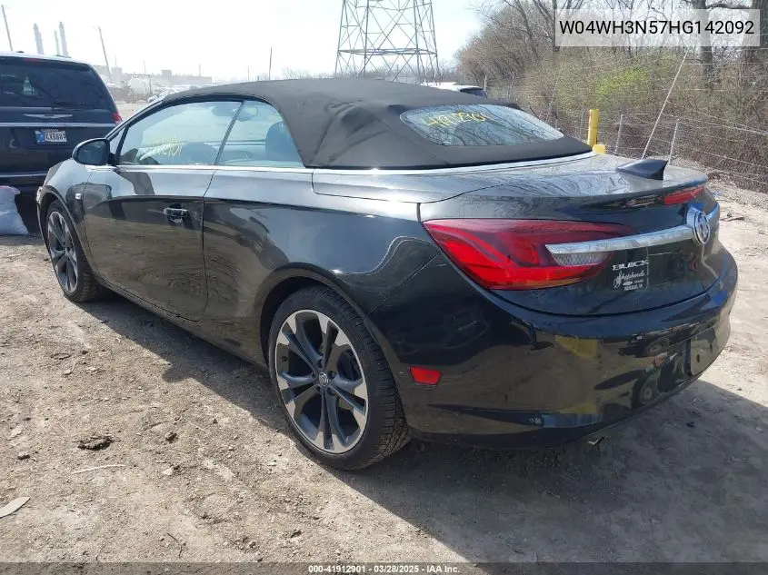 2017 Buick Cascada Premium VIN: W04WH3N57HG142092 Lot: 41912901