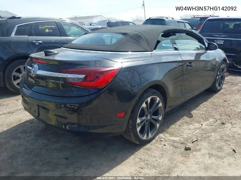 2017 Buick Cascada Premium VIN: W04WH3N57HG142092 Lot: 41912901