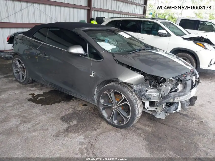 2017 Buick Cascada Premium VIN: W04WH3N52HG003178 Lot: 42433711