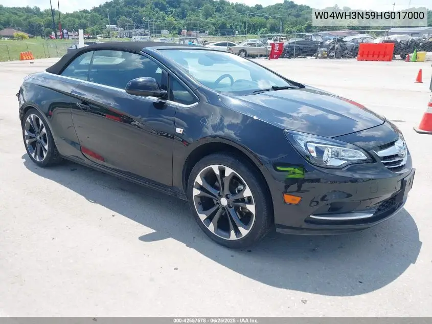 2017 Buick Cascada Premium VIN: W04WH3N59HG017000 Lot: 42557578