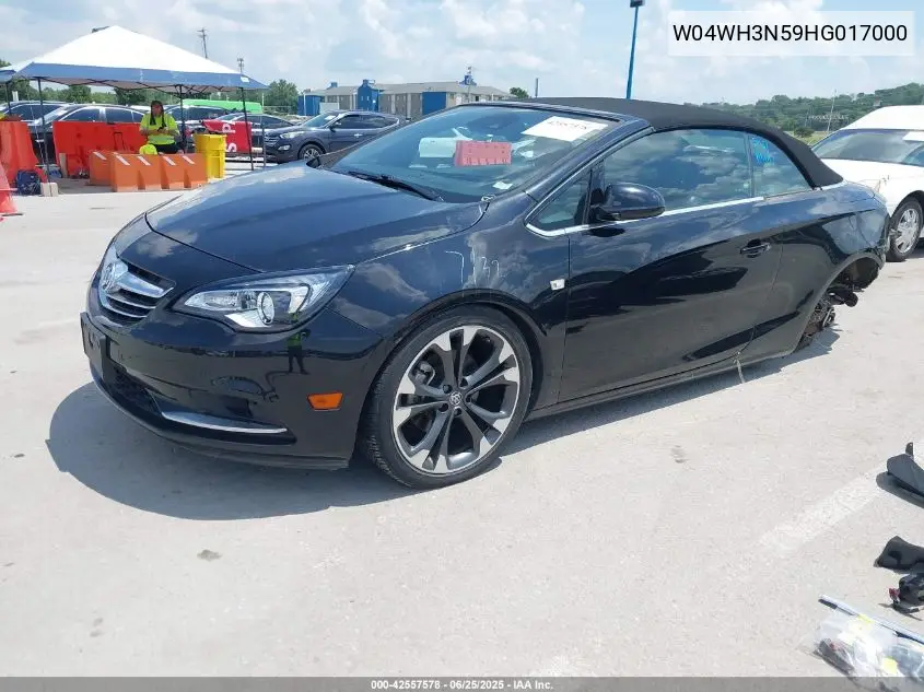 2017 Buick Cascada Premium VIN: W04WH3N59HG017000 Lot: 42557578
