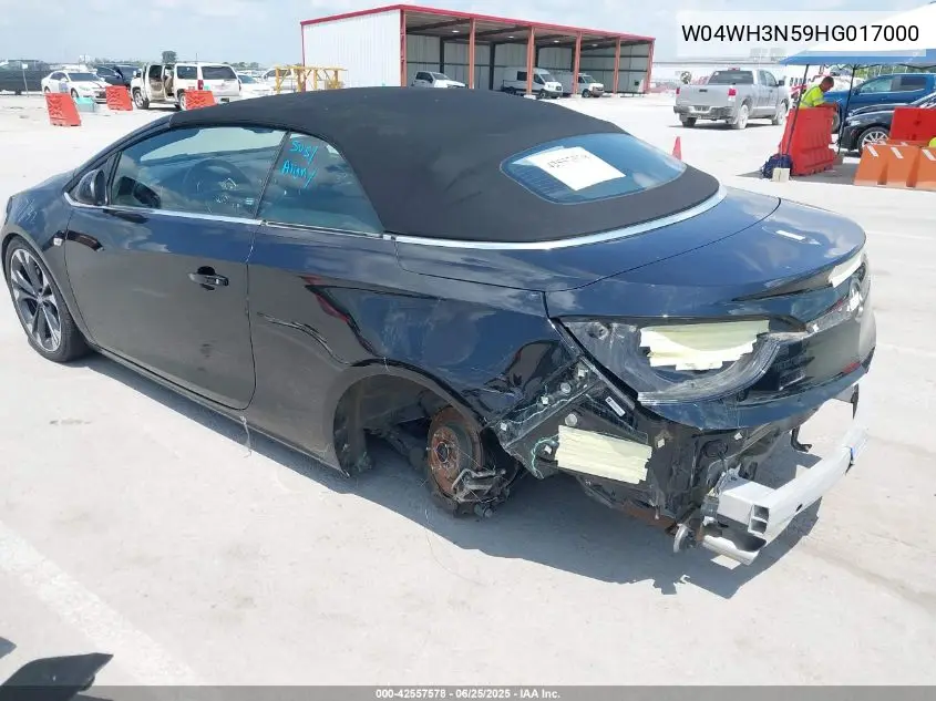 2017 Buick Cascada Premium VIN: W04WH3N59HG017000 Lot: 42557578