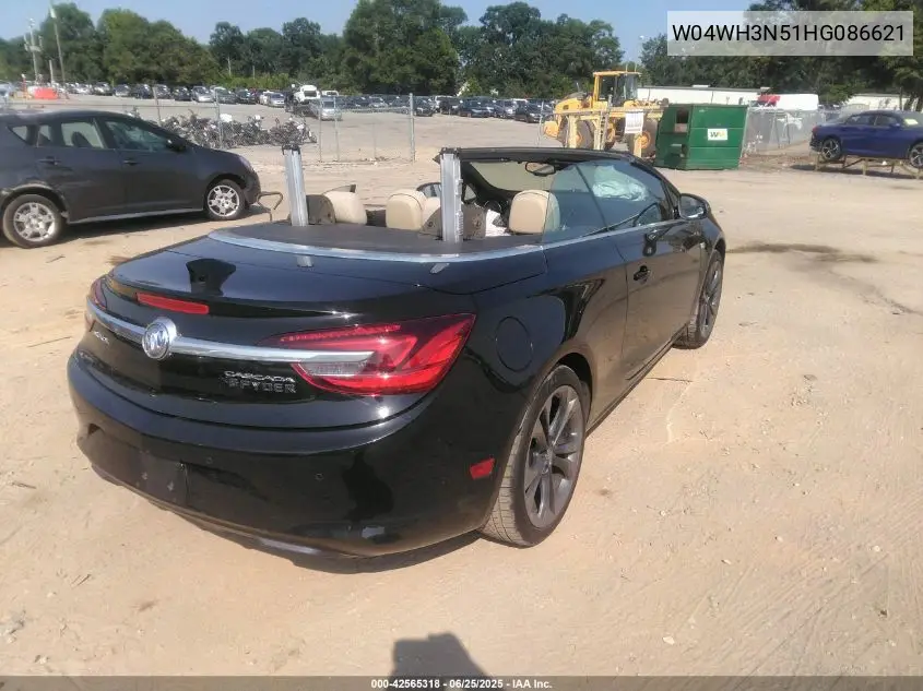 2017 Buick Cascada Premium VIN: W04WH3N51HG086621 Lot: 42565318