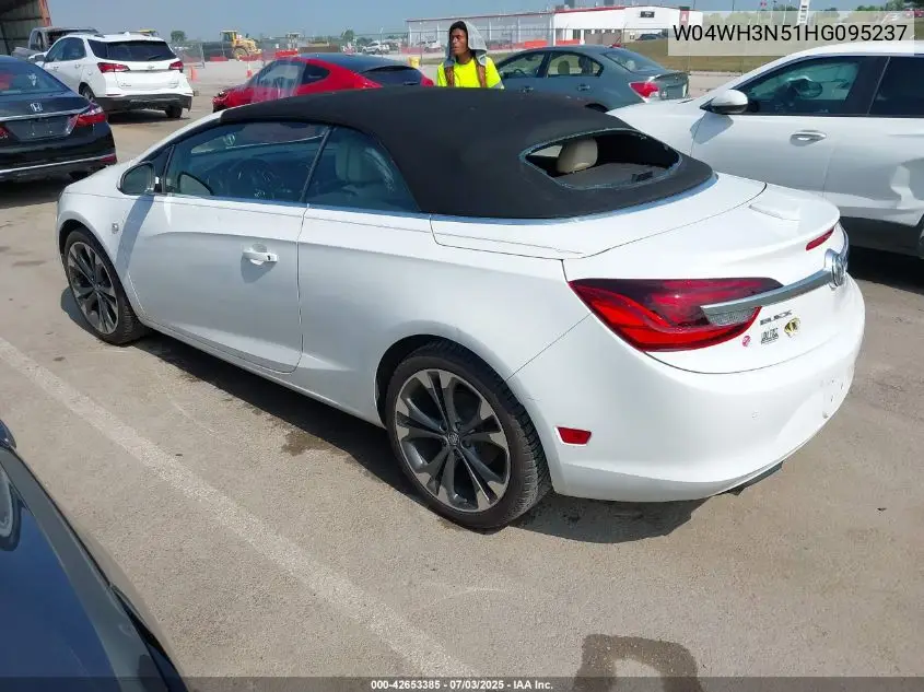 2017 Buick Cascada Premium VIN: W04WH3N51HG095237 Lot: 42653385