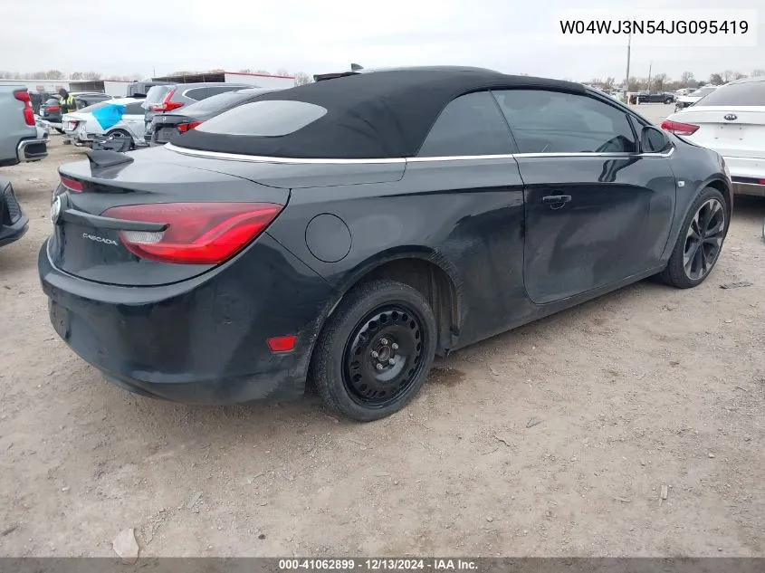 2018 Buick Cascada Sport Touring VIN: W04WJ3N54JG095419 Lot: 41062899