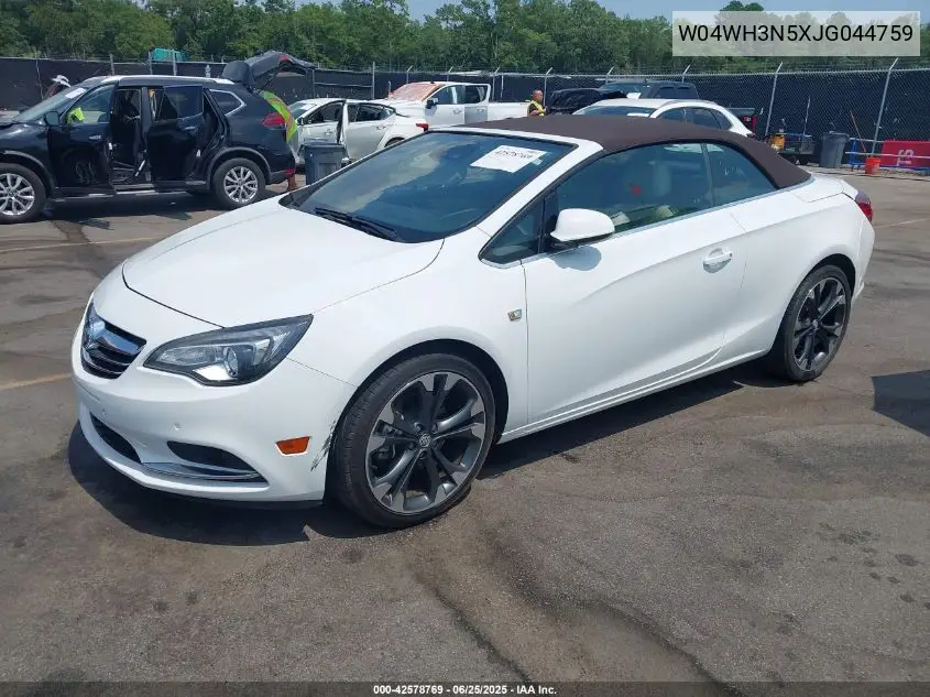 2018 Buick Cascada Premium VIN: W04WH3N5XJG044759 Lot: 42578769