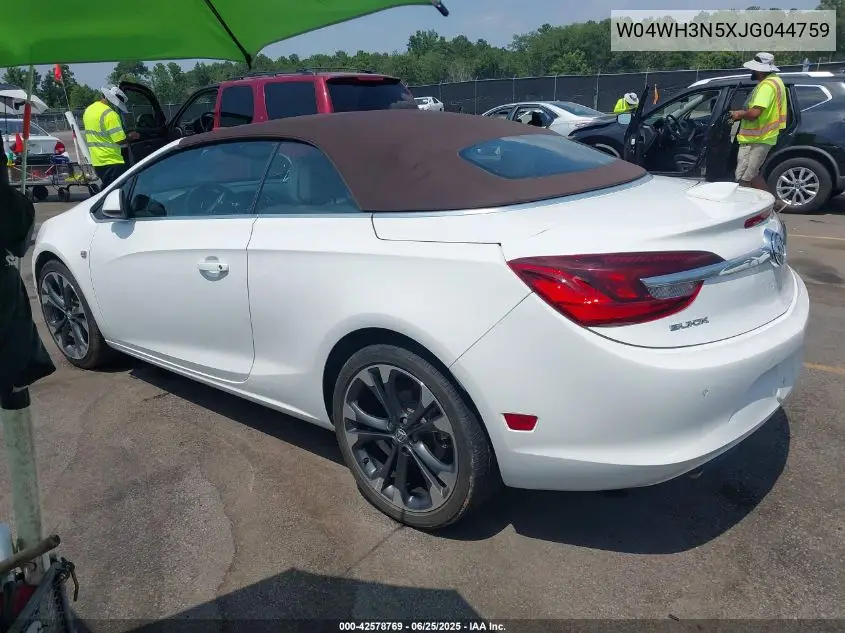 2018 Buick Cascada Premium VIN: W04WH3N5XJG044759 Lot: 42578769