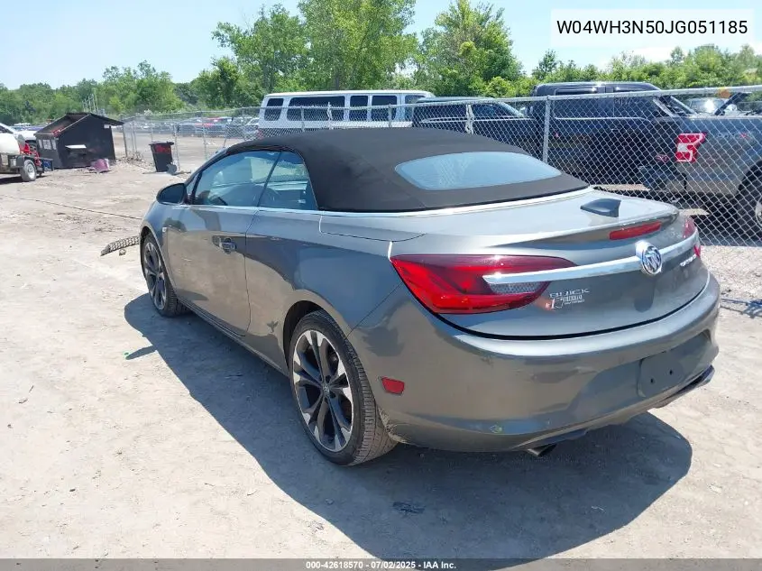 2018 Buick Cascada Premium VIN: W04WH3N50JG051185 Lot: 42618570