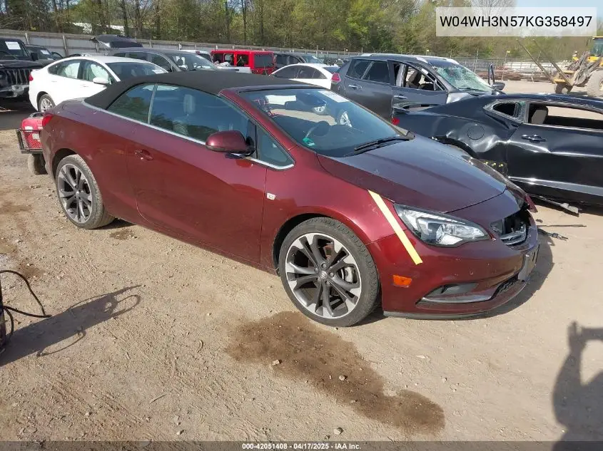 2019 Buick Cascada Premium VIN: W04WH3N57KG358497 Lot: 42051408
