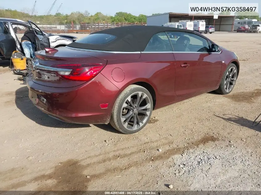 2019 Buick Cascada Premium VIN: W04WH3N57KG358497 Lot: 42051408