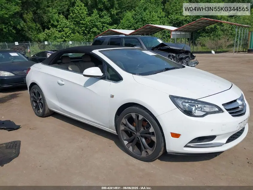 2019 Buick Cascada Premium VIN: W04WH3N55KG344565 Lot: 42414931