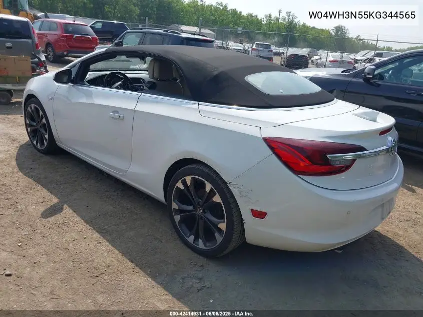 2019 Buick Cascada Premium VIN: W04WH3N55KG344565 Lot: 42414931