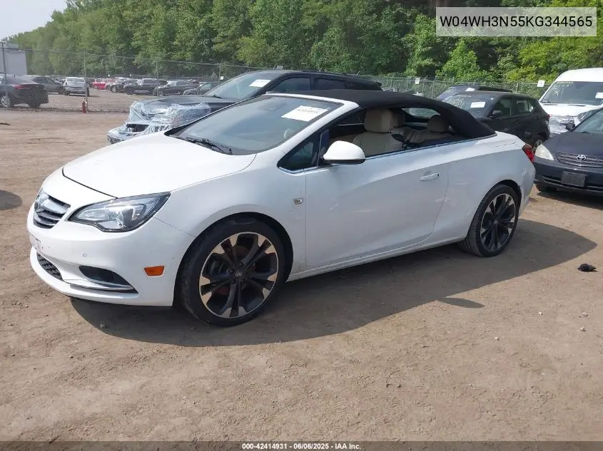 2019 Buick Cascada Premium VIN: W04WH3N55KG344565 Lot: 42414931