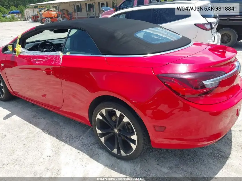 2019 Buick Cascada Sport Touring VIN: W04WJ3N5XKG318841 Lot: 42460192