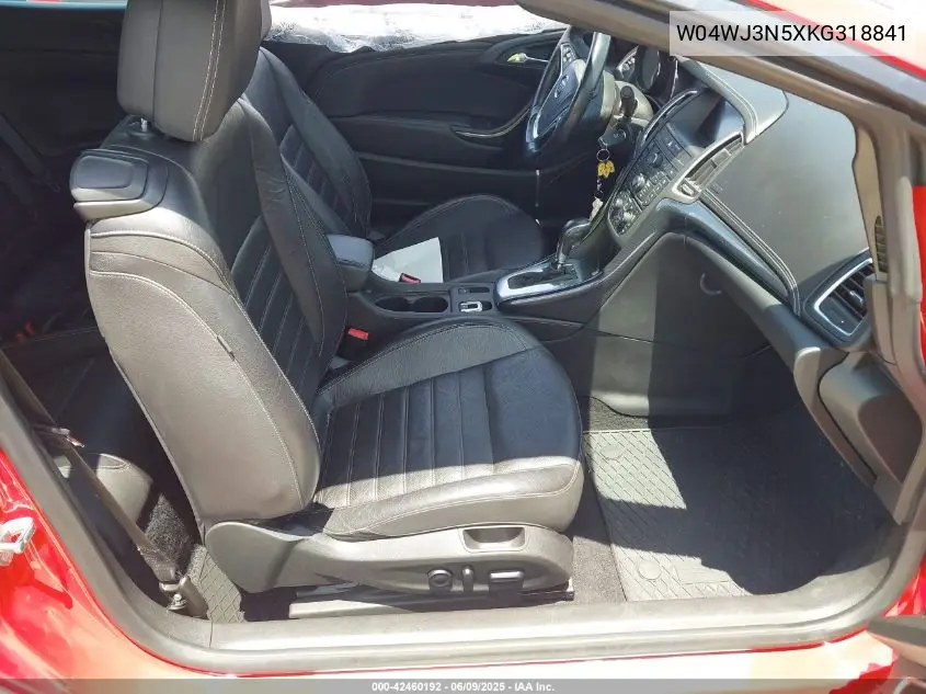 2019 Buick Cascada Sport Touring VIN: W04WJ3N5XKG318841 Lot: 42460192