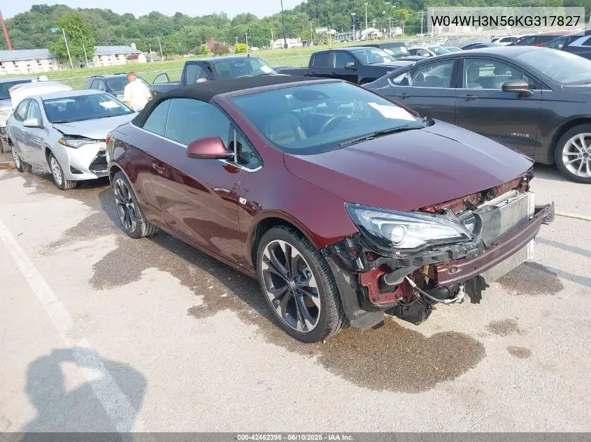 2019 Buick Cascada Premium VIN: W04WH3N56KG317827 Lot: 42462396