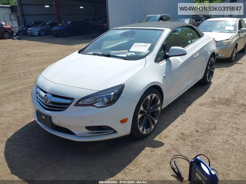 2019 Buick Cascada Premium VIN: W04WH3N53KG335847 Lot: 42623582