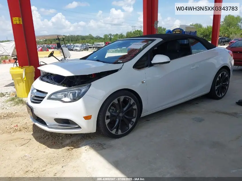 2019 Buick Cascada Premium VIN: W04WH3N5XKG343783 Lot: 42692387