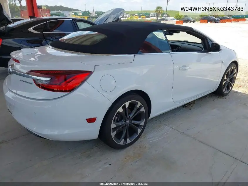 2019 Buick Cascada Premium VIN: W04WH3N5XKG343783 Lot: 42692387