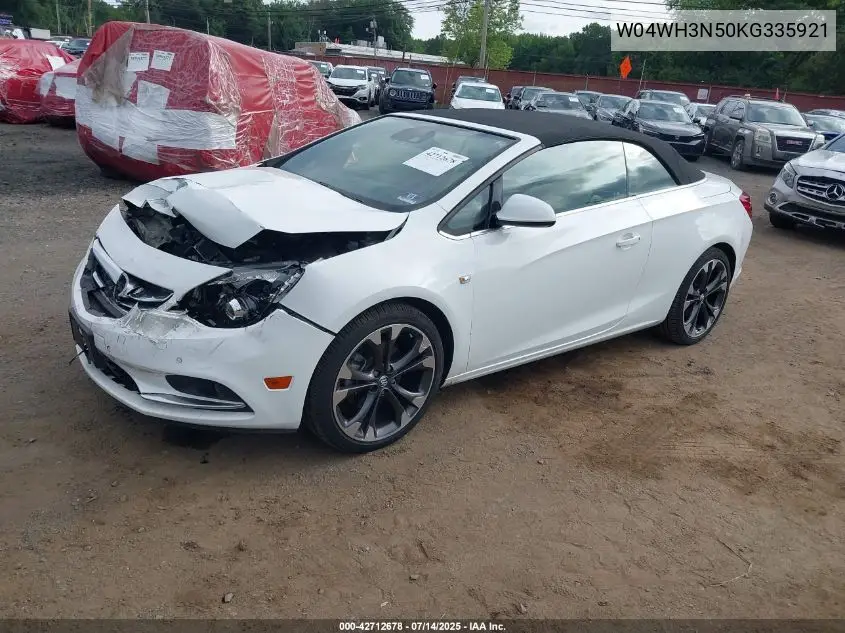 2019 Buick Cascada Premium VIN: W04WH3N50KG335921 Lot: 42712678