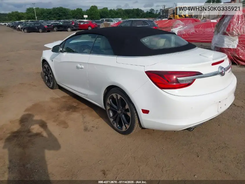 2019 Buick Cascada Premium VIN: W04WH3N50KG335921 Lot: 42712678
