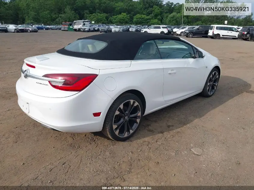 2019 Buick Cascada Premium VIN: W04WH3N50KG335921 Lot: 42712678