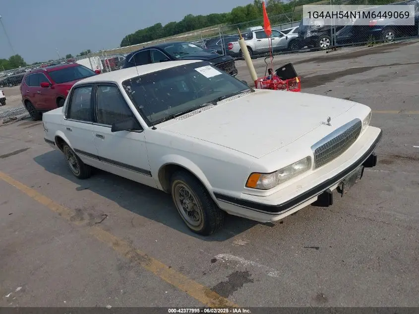 1991 Buick Century Custom VIN: 1G4AH54N1M6449069 Lot: 42377995