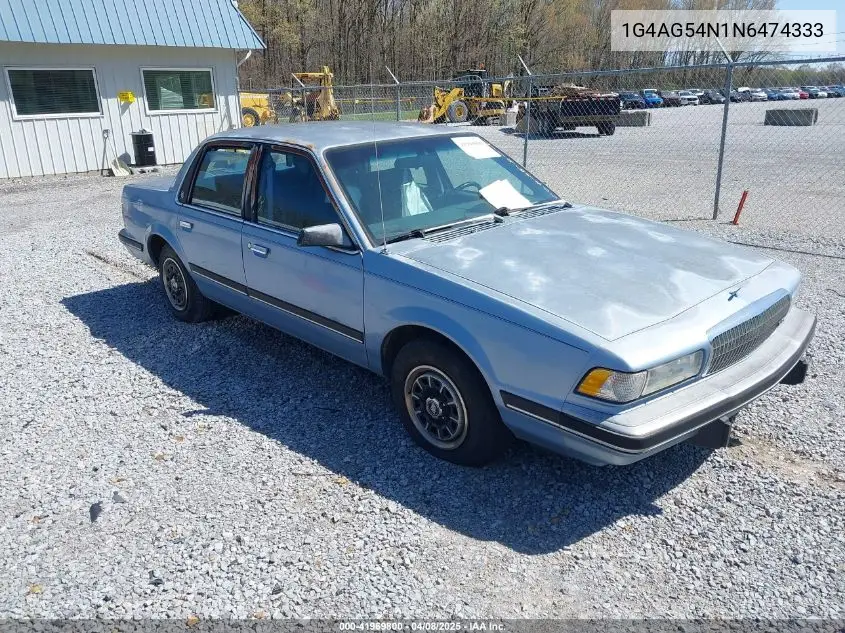 1992 Buick Century Special VIN: 1G4AG54N1N6474333 Lot: 41969800