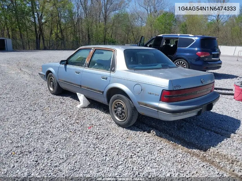 1992 Buick Century Special VIN: 1G4AG54N1N6474333 Lot: 41969800