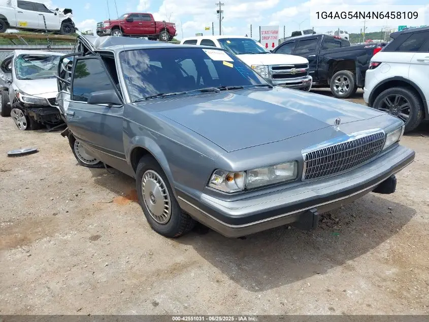 1992 Buick Century Special VIN: 1G4AG54N4N6458109 Lot: 42551031