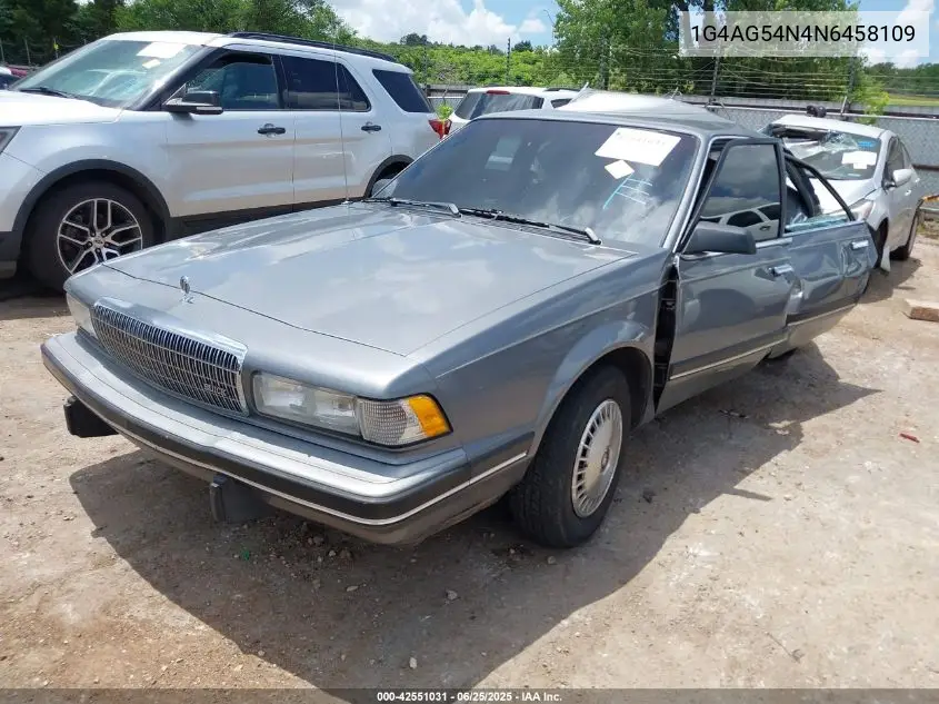 1992 Buick Century Special VIN: 1G4AG54N4N6458109 Lot: 42551031