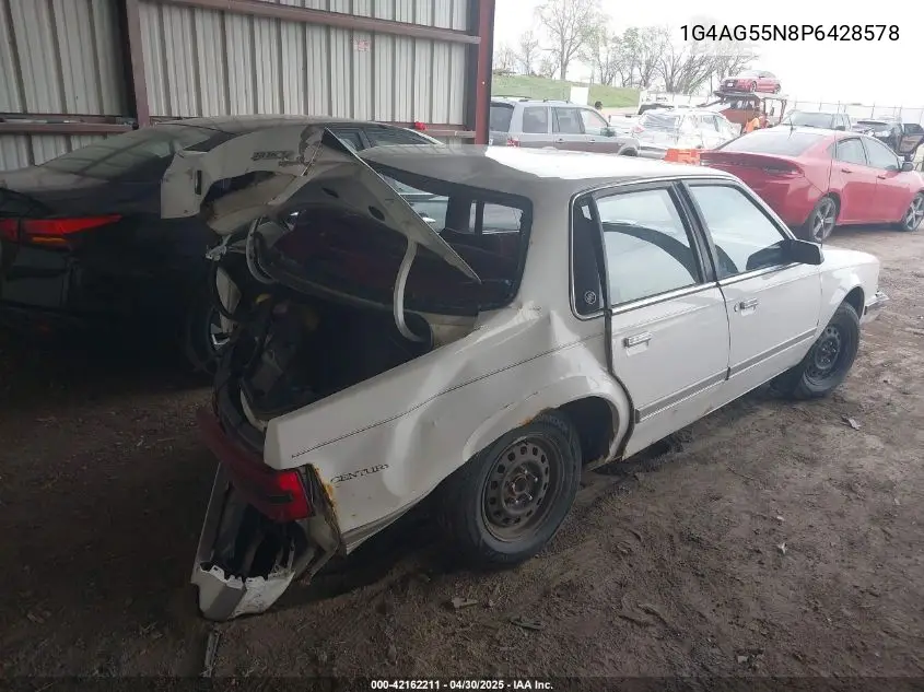 1993 Buick Century Special VIN: 1G4AG55N8P6428578 Lot: 42162211