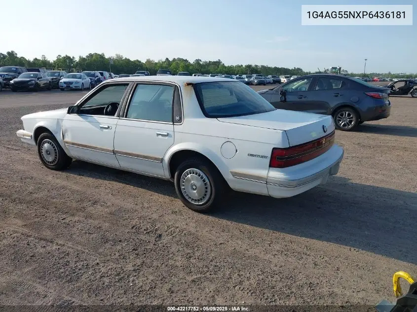 1993 Buick Century Special VIN: 1G4AG55NXP6436181 Lot: 42217752