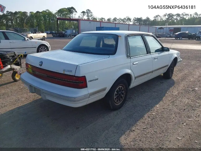 1993 Buick Century Special VIN: 1G4AG55NXP6436181 Lot: 42217752