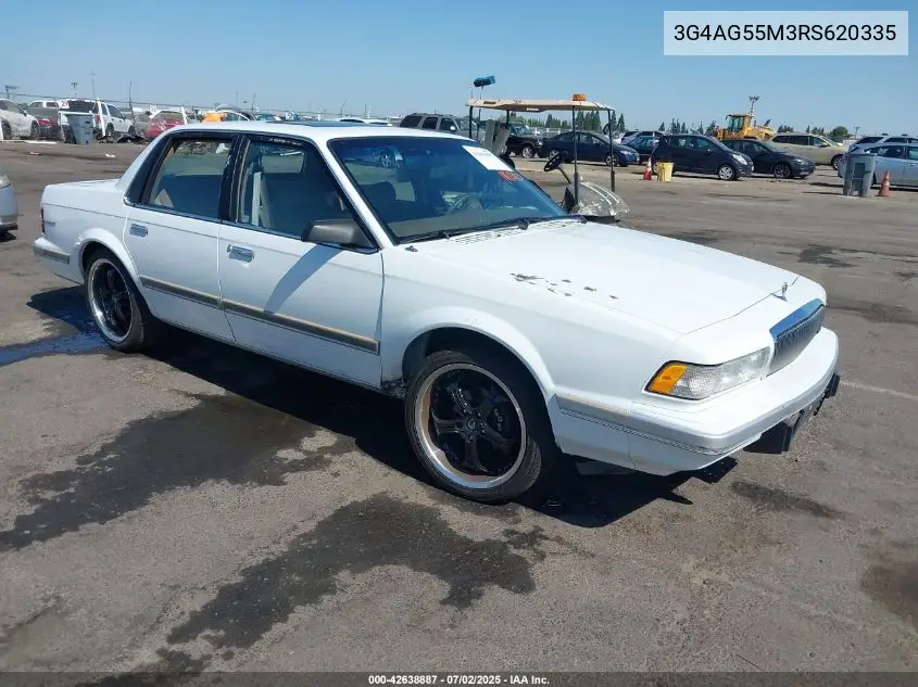 1994 Buick Century Special VIN: 3G4AG55M3RS620335 Lot: 42638887