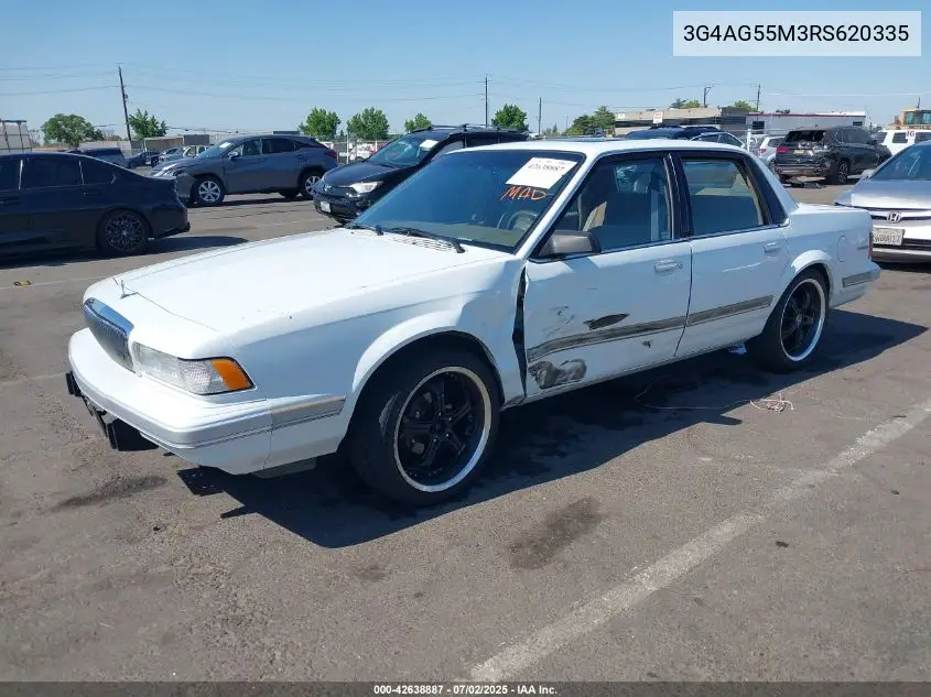 1994 Buick Century Special VIN: 3G4AG55M3RS620335 Lot: 42638887