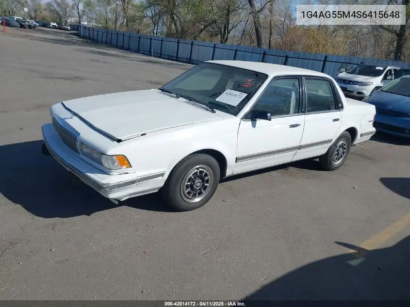 1995 Buick Century Special VIN: 1G4AG55M4S6415648 Lot: 42014172