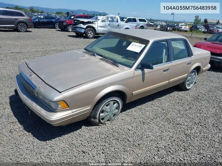 1995 Buick Century Special VIN: 1G4AG55M7S6483958 Lot: 42313208