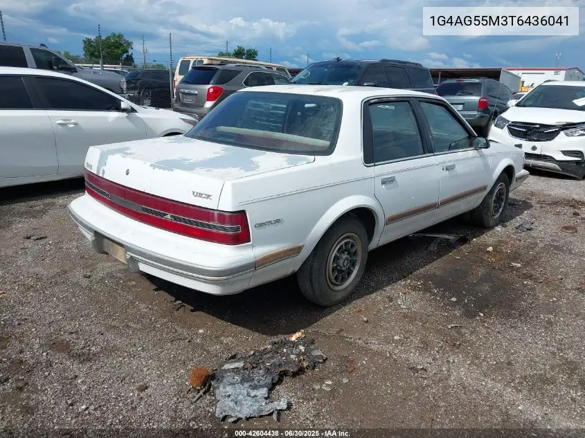 1996 Buick Century Special/Custom/Limited VIN: 1G4AG55M3T6436041 Lot: 42604438